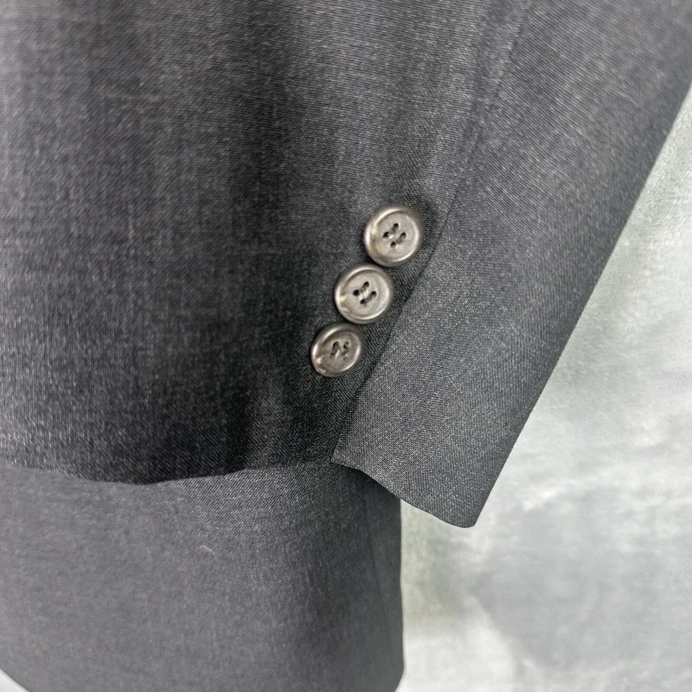 Vintage Polo University Club Ralph Lauren Blazer 42R Dark Gray‎ Sport Coat